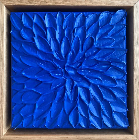 Blue abstract mini