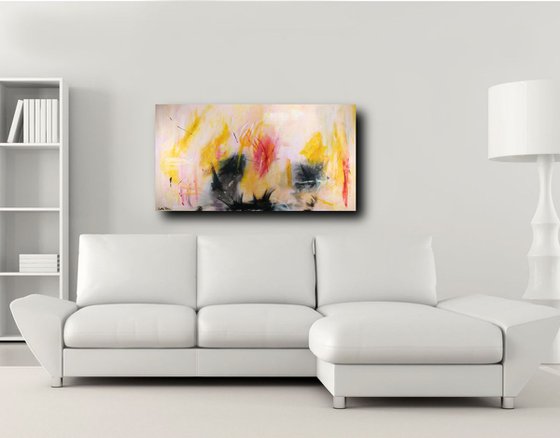 abstract-large-painting 160x80 cm-large wall art abstract  title : abstract-c338a