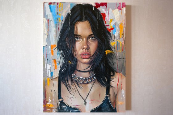 Contemporary girl portrait