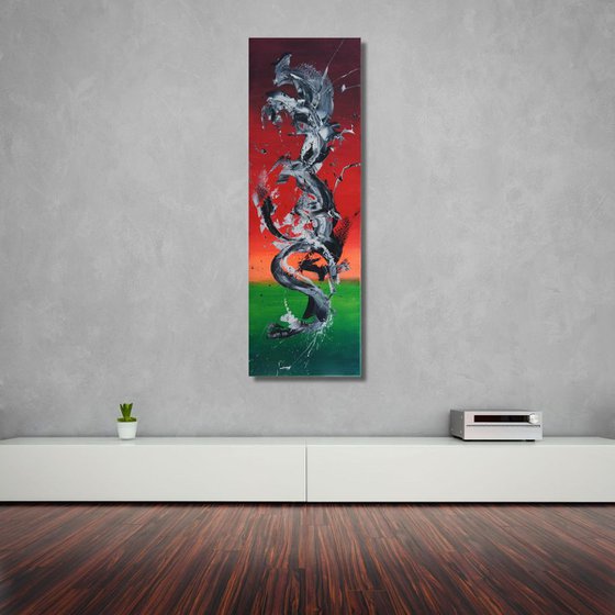 Spirits Rising V (Spirits Of Skies 075071) (50 x 150 cm) XXL vertical (20 x 60 inches)