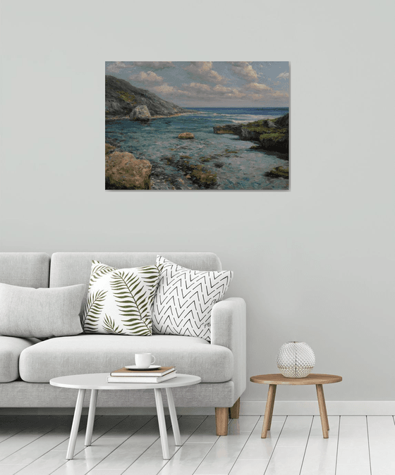 "Turquoise Depths"