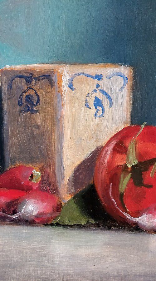 Tomatoe and Radishes by Pascal Giroud