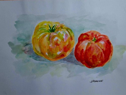 Red and Yellow Tomatoes by Joseph Roache