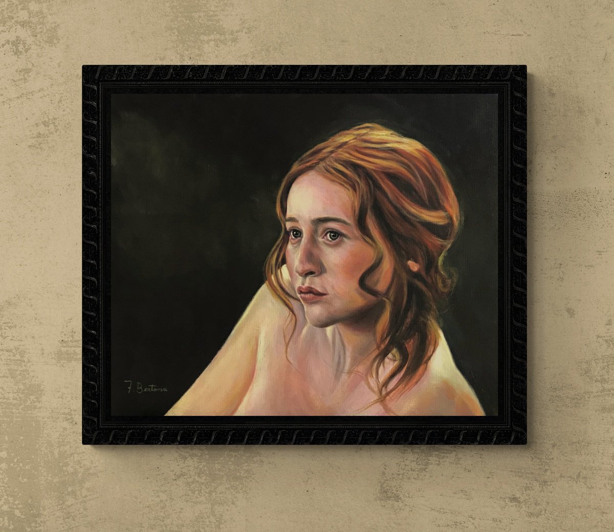 Photorealistic Oil Painting , A Better Tomorrow By Fabian Bertona, 24 X 20, Artwork For Sale On Artfinder
