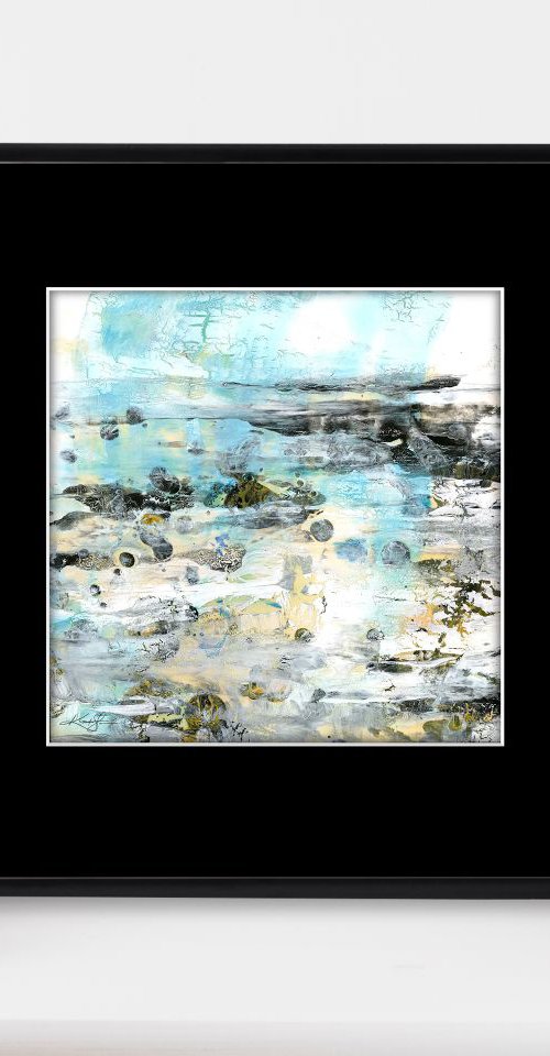 Abstract Dreams 65 - Mixed Media Abstract Painting in mat by Kathy Morton Stanion by Kathy Morton Stanion