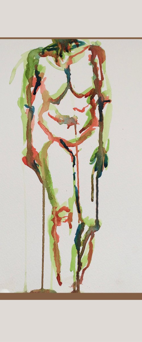 Catwalk Torso - Female Nude by Kathryn Sassall