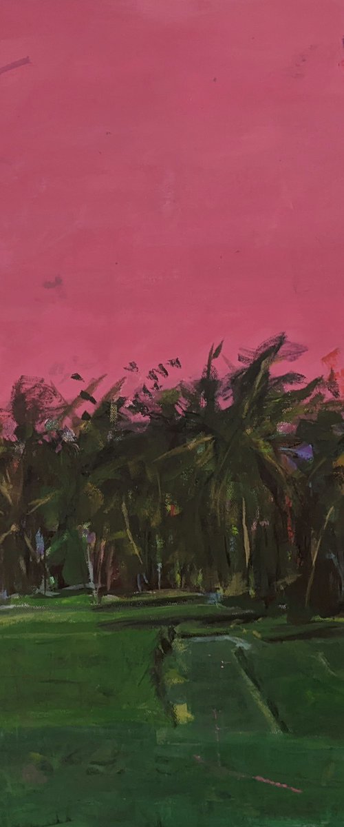 Rice Fields in Bali by Kasia Pawlak