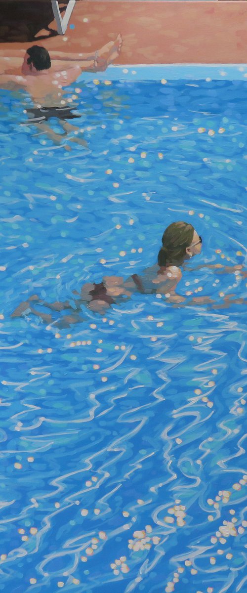Pool life - study 1 by Gordon Hunt