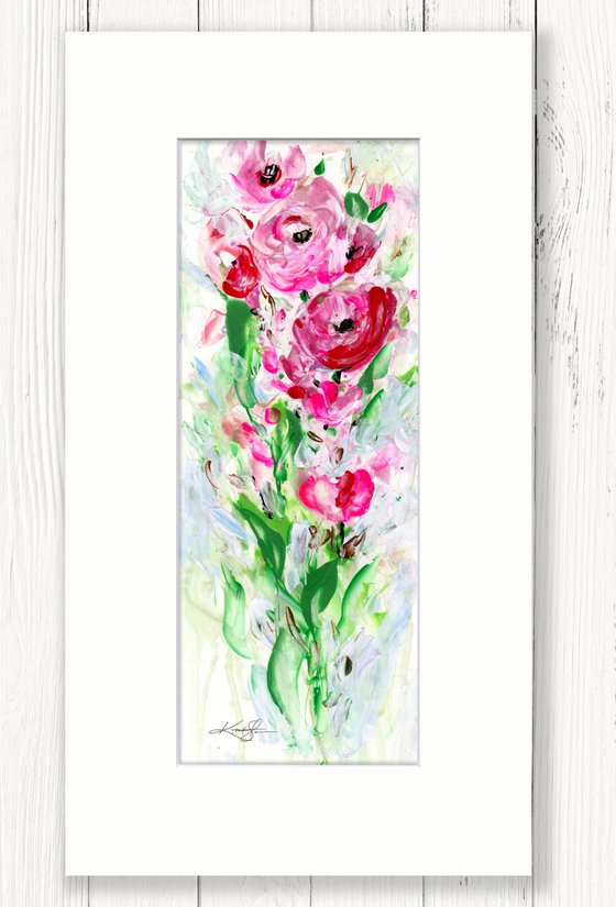 Flower Joy 7 - Floral Abstract Painting by Kathy Morton Stanion