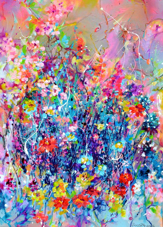 Cherry Blossom Dancing in my Garden