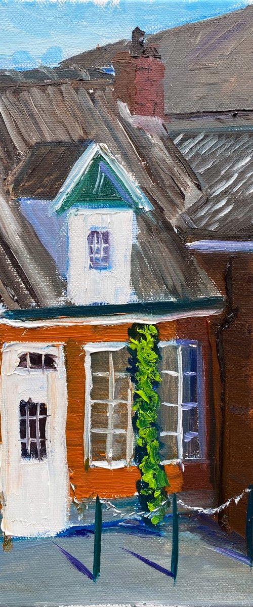 Small Dutch house. Plein Air by Dmitry Fedorov