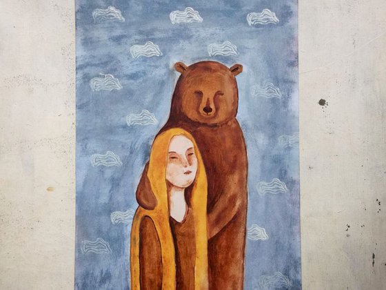 the girl and the bear