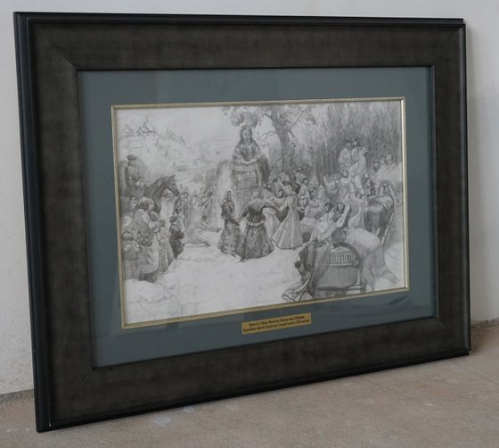 Maslenitsa. Farewell to winter. 17th century