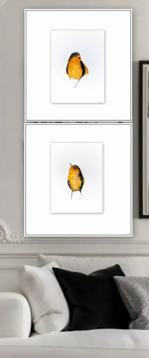 Birds, set of 2 by Nadia Moniatis