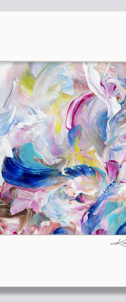 Floral Fall 40 - Abstract Floral Painting  by Kathy Morton Stanion by Kathy Morton Stanion