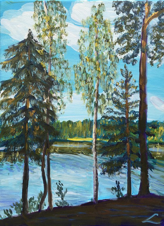 Trees at the lake