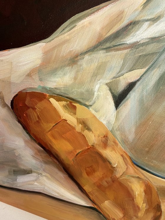 Still Life with Bread, Jug and Egg