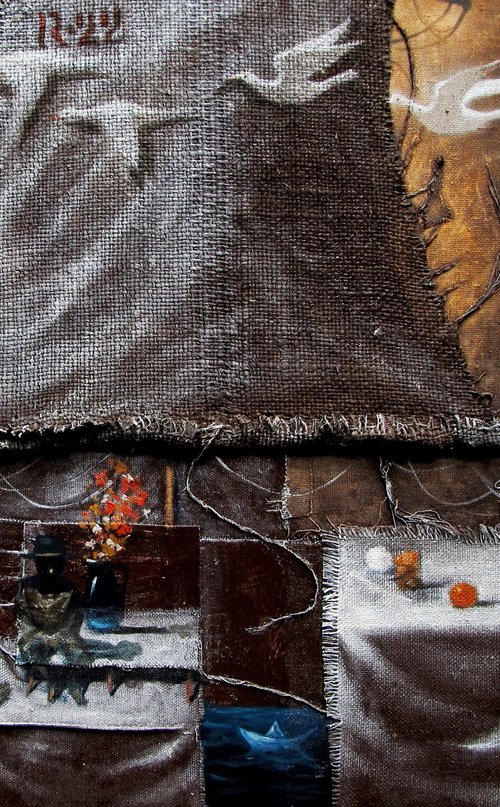 Still life with birds by Serhiy Roy
