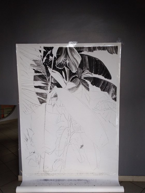 Thick Jungle (Charcoal Drawing)