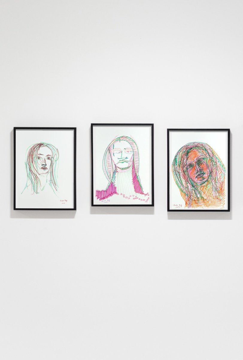 Faces : TRIPTYCH by Pamela Rys