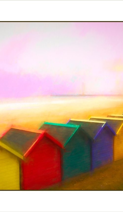Beach Huts by Martin  Fry