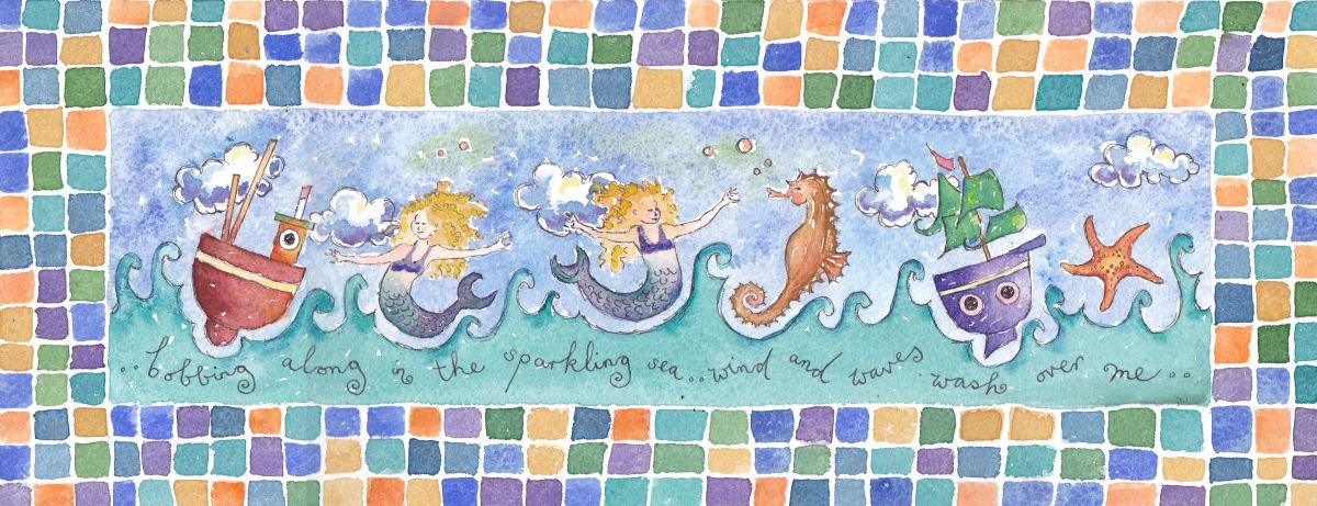 Bobbing along in the Sparkling Sea by Julia Rigby