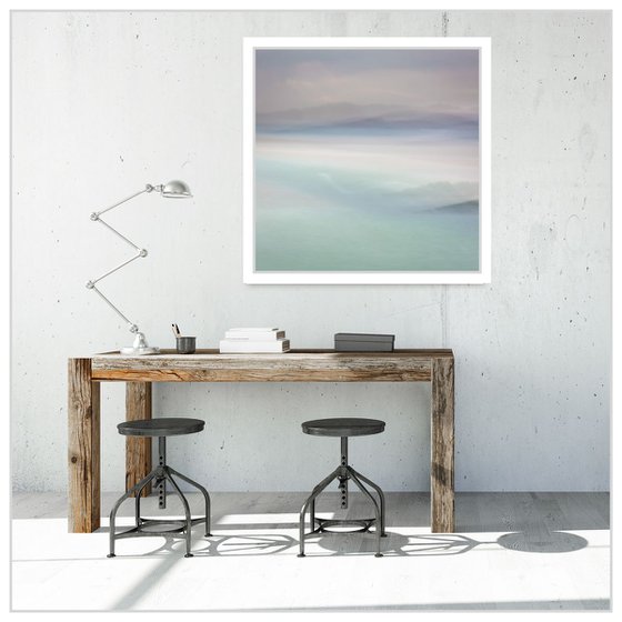 Hebridean Pastels  - Extra large impressionist style abstract