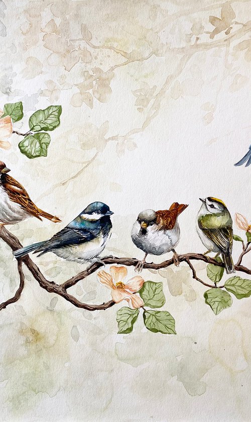 Songs birds composition by Karolina Kijak