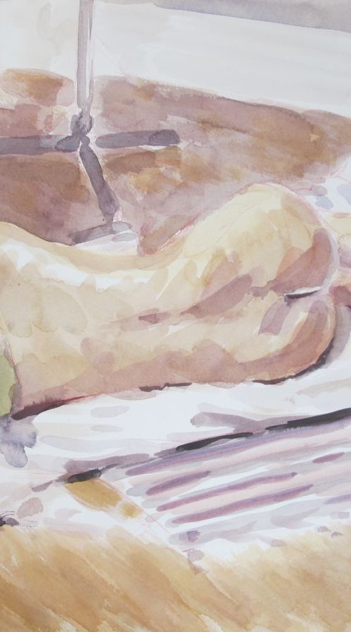 reclining female nude by Rory O’Neill