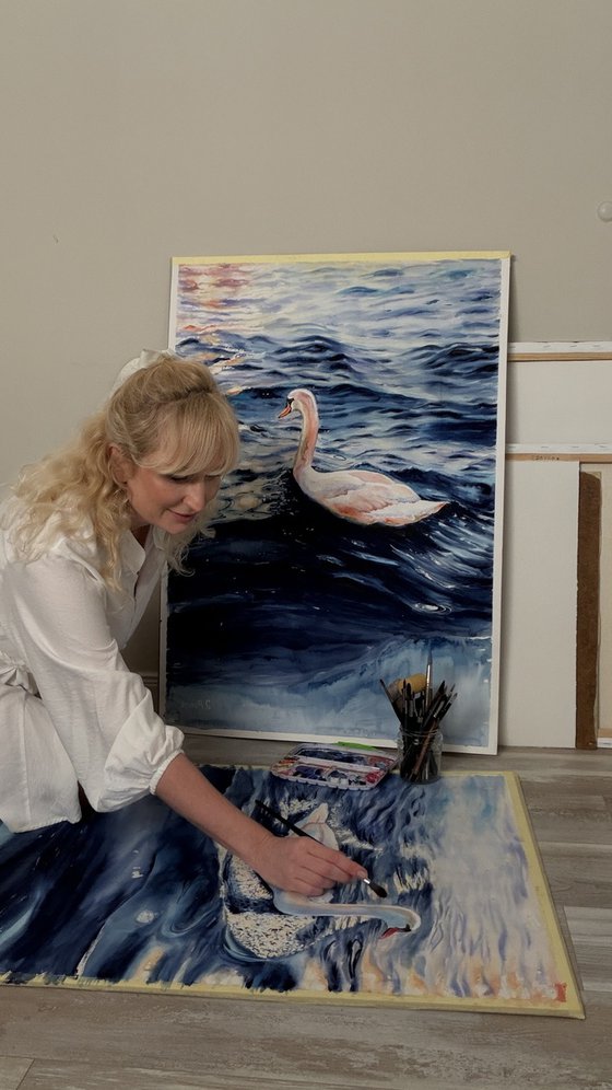 “A Winter Pas de Deux”, diptych