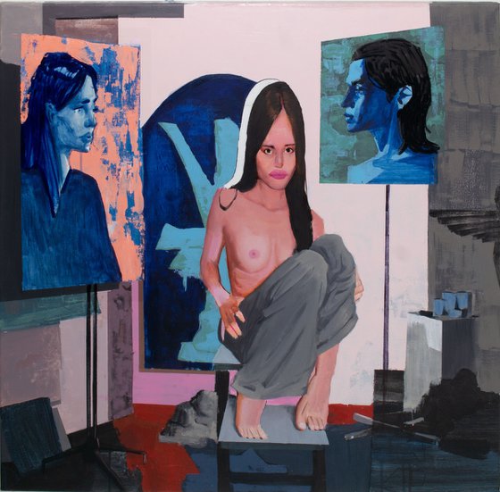 Painted girl