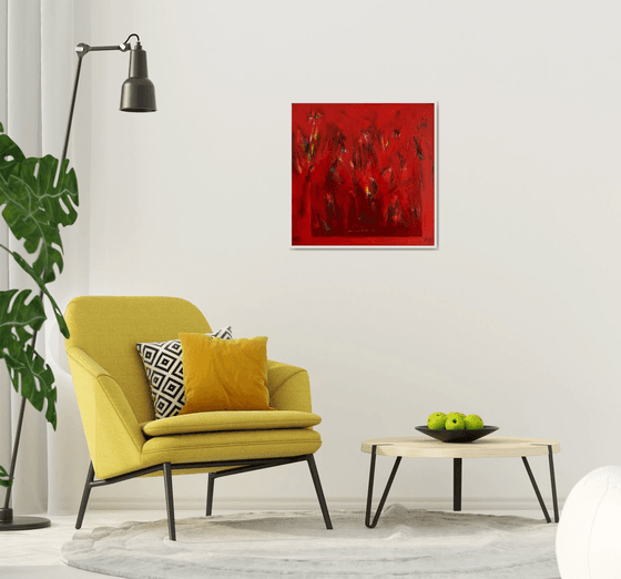 Ember Ground_30"X30" 2025