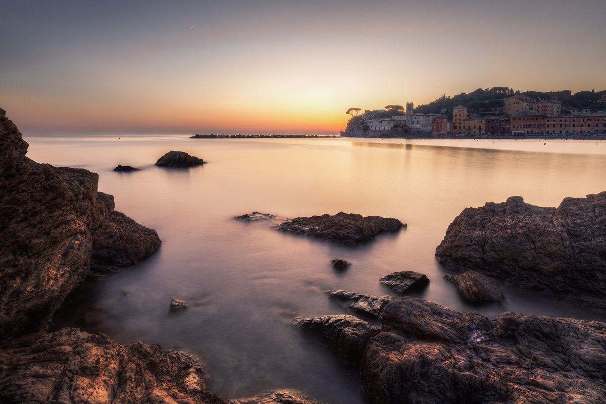 SUNSET ON THE BAY OF SILENCE by Giovanni Laudicina