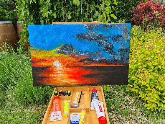 Sunset storm 1