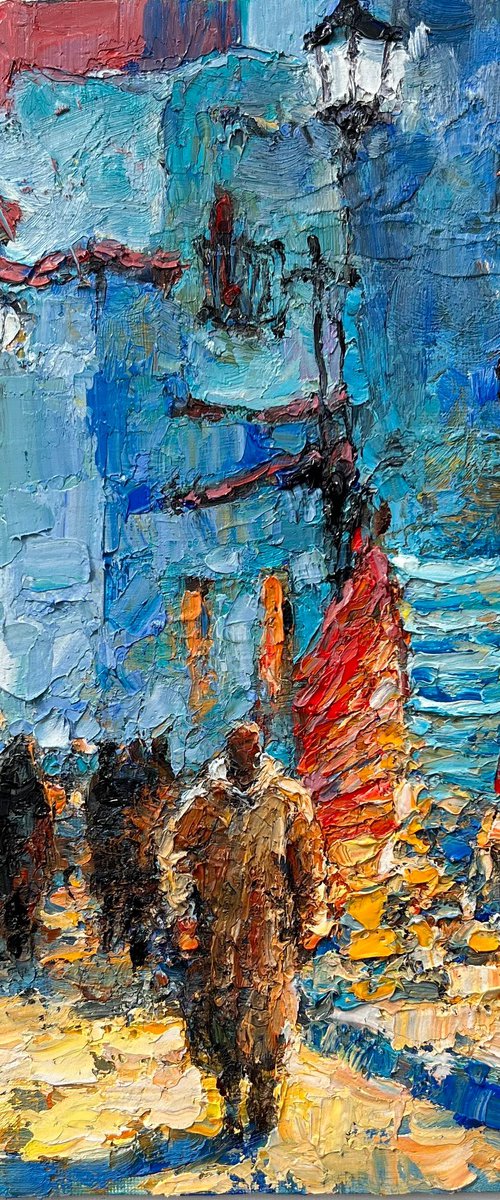 Morocco Series - Blue Village by Dong Lin Zhang