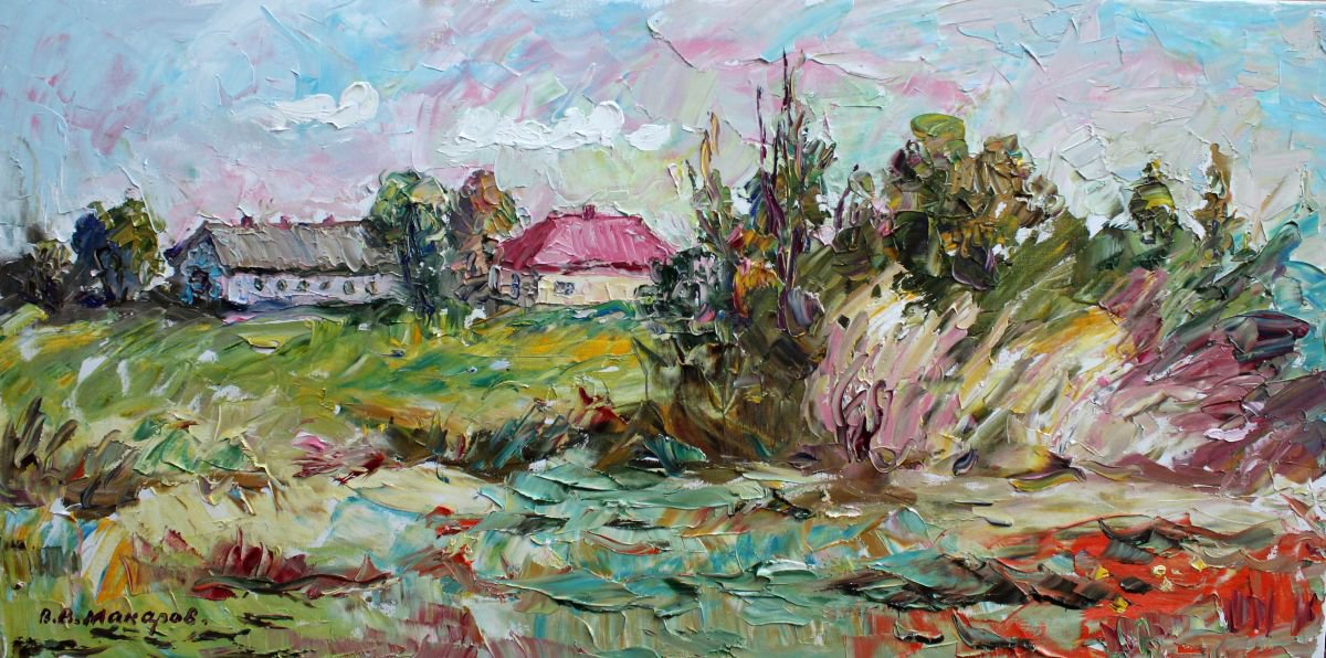 Country landscape. by Viktor Makarov