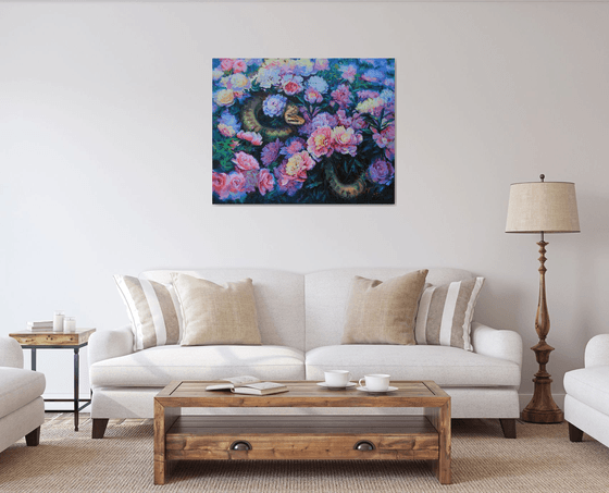 Dangerous beauty. Snake