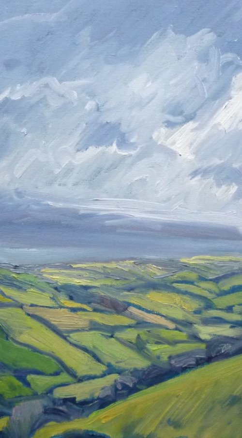 Winter skies on Winsford Hill, Exmoor by Bert Bruins