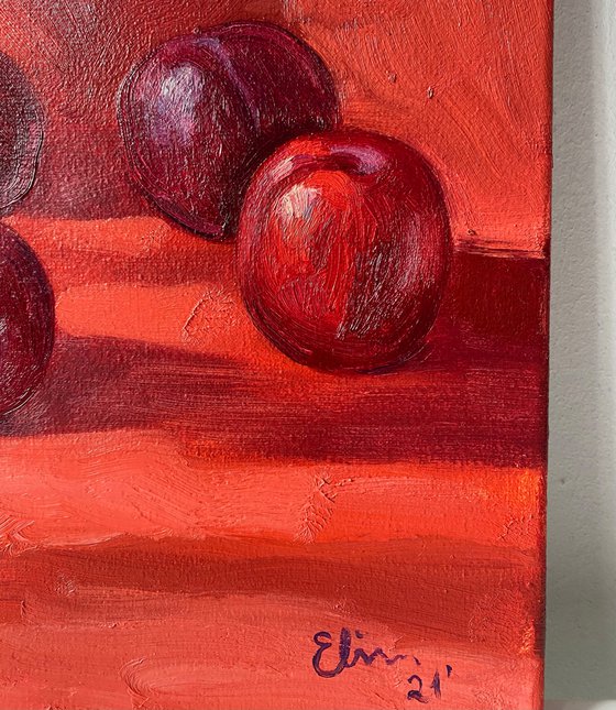 Still Life with plums