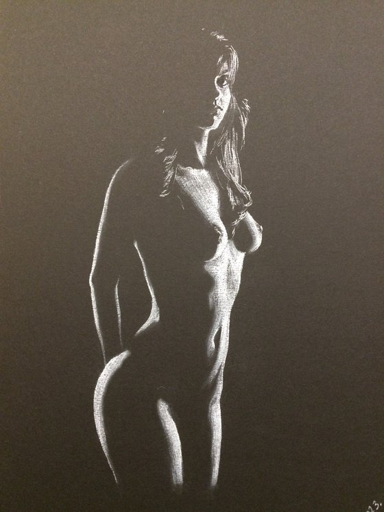 Nude noir #280 (21X29)cm