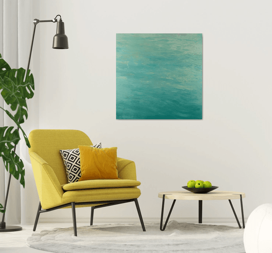 Flowing Water - Modern Abstract Expressionist Seascape