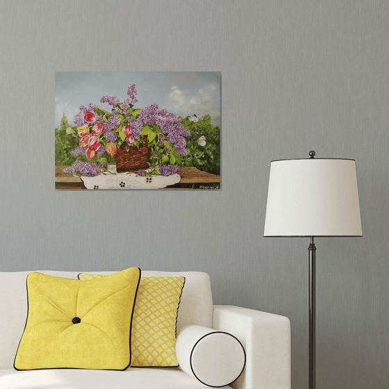 Lilacs and Tulips Romance