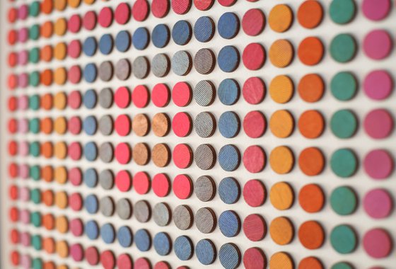 Concentric Squares Red