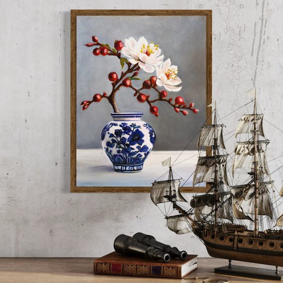 Still Life With Chinese Vase