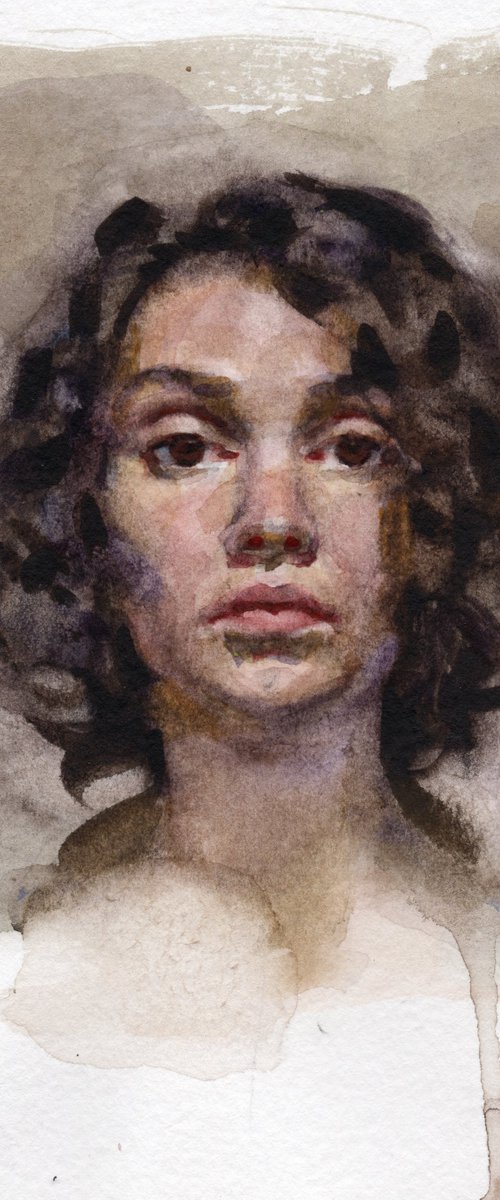 Caucasian Self Portrait by Anastasia Borodina