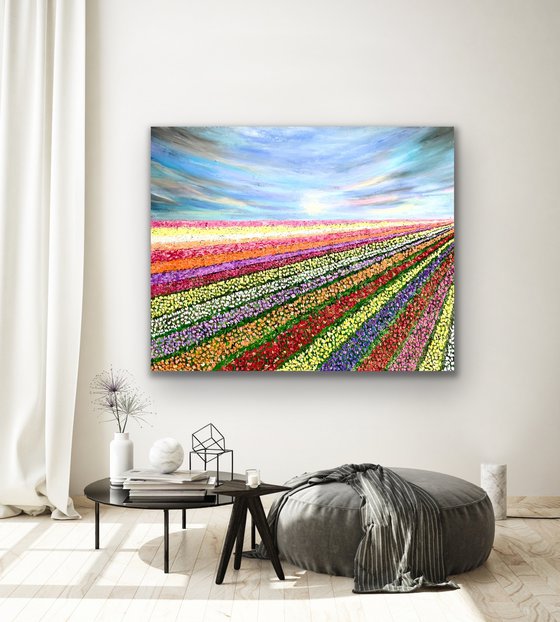 Rainbow Harvest - Tulip fields of Lisse