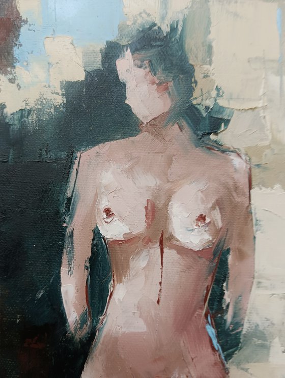 Nameless lady 31. Abstract figurative art