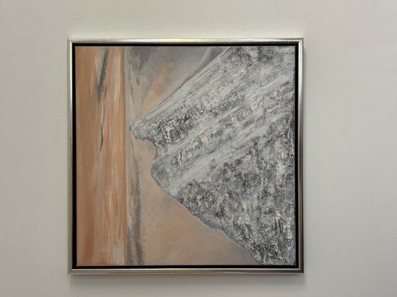 „Where silence dwells“ 74x74x4 cm