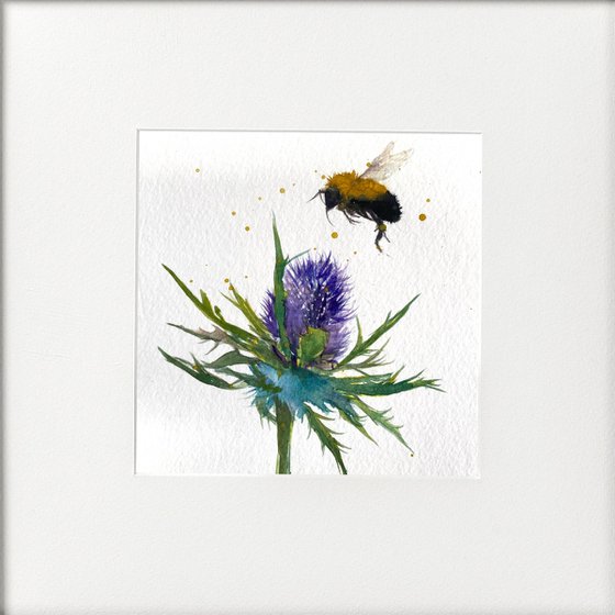 Bee & Thistle Framed