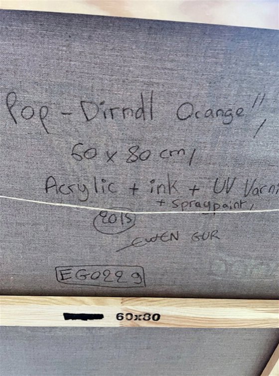 Pop Dirndl Orange
